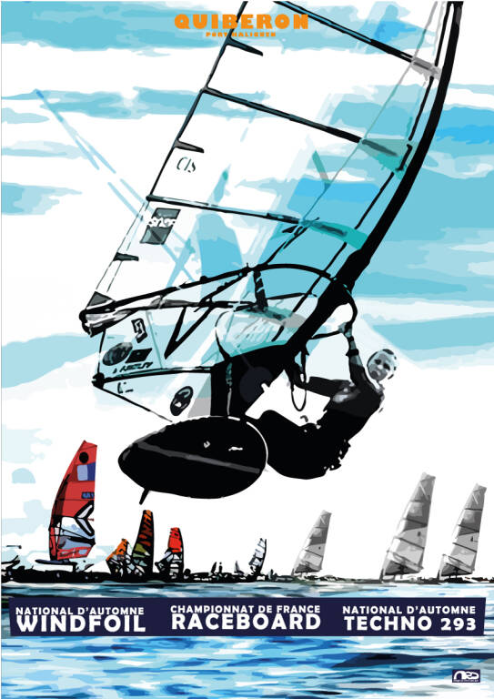 Planche à voile: National Windfoil et Techno 293, Championnat de France Raceboard