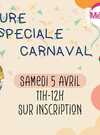 Lecture spéciale Carnaval