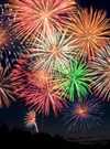 Feu d'artifice et bal