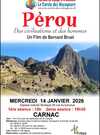 14 jaanv_ciné conférence PEROU_Carnac