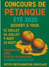 Concours de pétanque à Locmariaquer