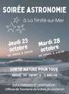 Soirée astronomie et observation de la nature au coucher du soleil