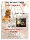 Orgue et violon Blandine Piccinini et Elsbieta Isnard