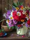 9 Compo florale hauteur