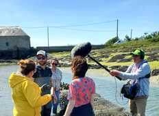 "Iode, Menhirs et Beurre Salé", la série de podcasts en Baie de Quiberon