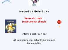18 février - heure du conte Nouvel an chinois - 