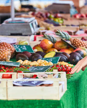 Marché fruits