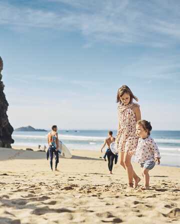 Enfants plage Presqu'île de Quiberon