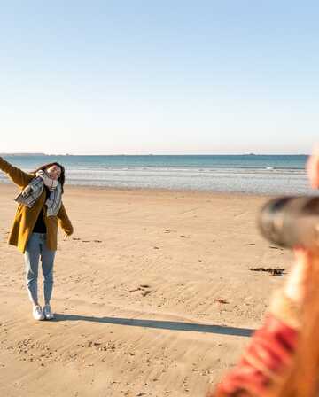 Plage automne