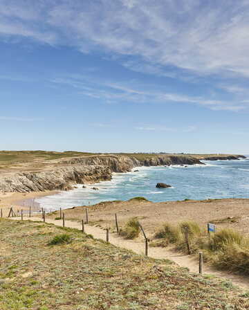 Côte sauvage dunes