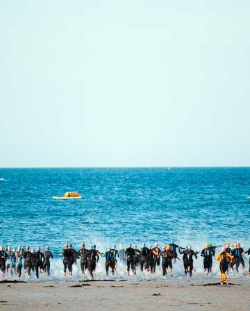 Etape natation triathlon Quiberon