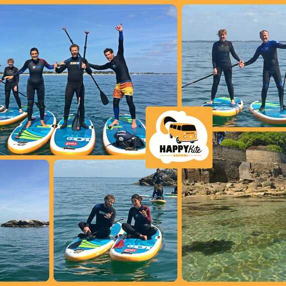 Activité de loisirs en Baie de Quiberon le Paddle avec Happy Kite School