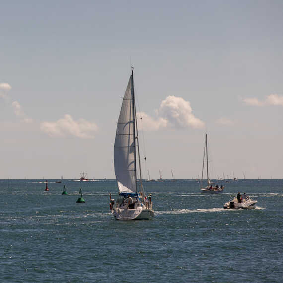 Bateaux chenal Trinité sur Mer