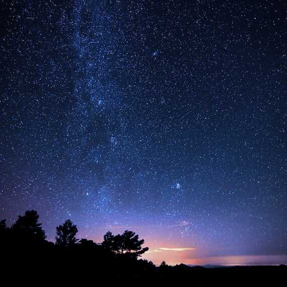 Soirée astronomie et observation de la nature au coucher du soleil