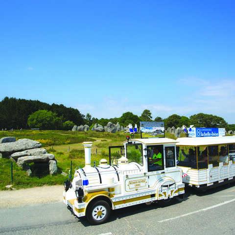 Activité de Loisirs en Baie de Quiberon le Petit train touristique de Carnac