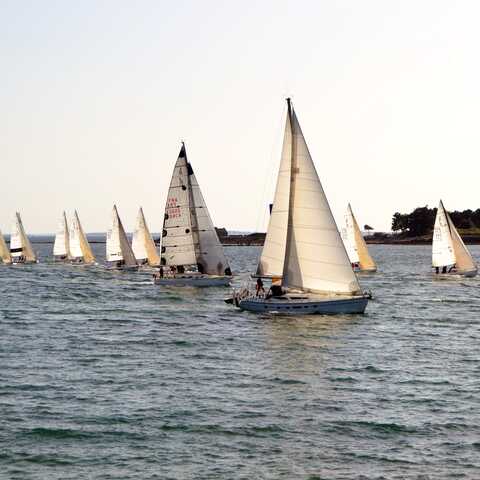 Evénement nautique en Baie de Quiberon, le Spi Ouest France