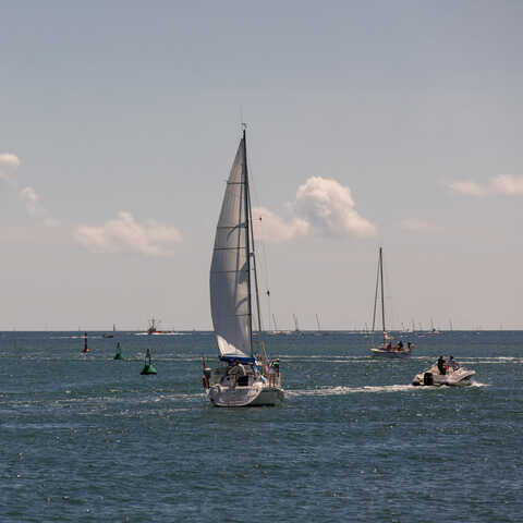 Bateaux chenal Trinité sur Mer
