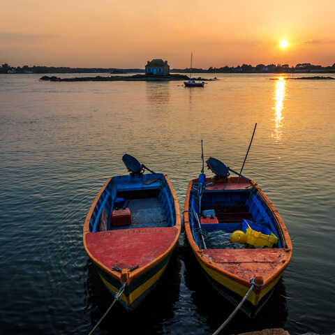 Coucher de soleil Saint Cado