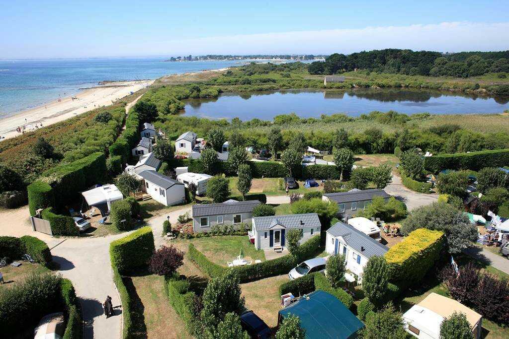 Camping de la Plage, réserver camping à LA TRINITE SUR MER Baie de