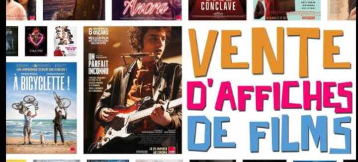 Exposition-vente d'affiches de films