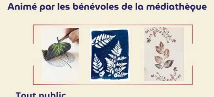 P’tits ateliers créatifs - Empreintes végétales -