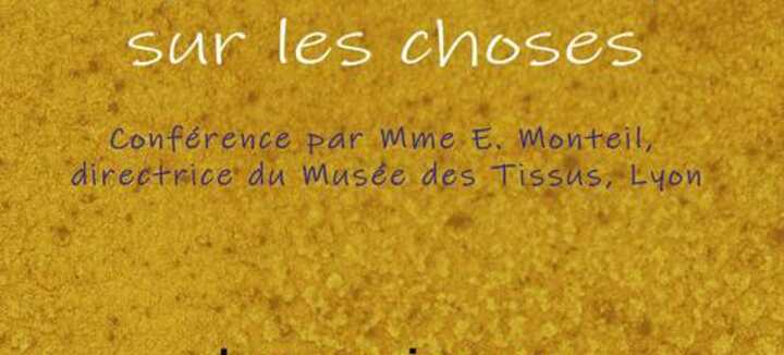 Conférence « Le poids du temps sur les choses » Conférence « Le poids du temps sur les choses »