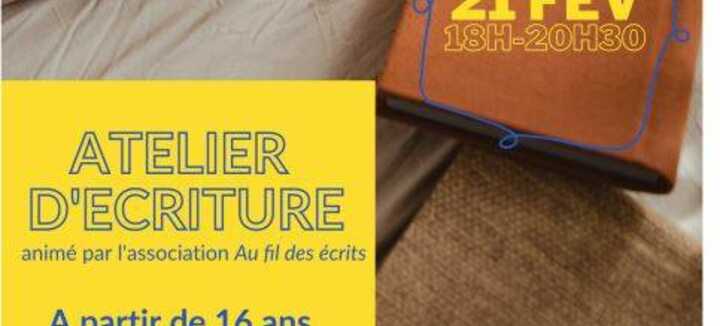 Atelier d’écriture - Envie d'écrire ? Atelier d’écriture - Envie d'écrire ?