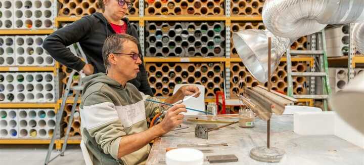 Stage à l'atelier l'Âge du verre