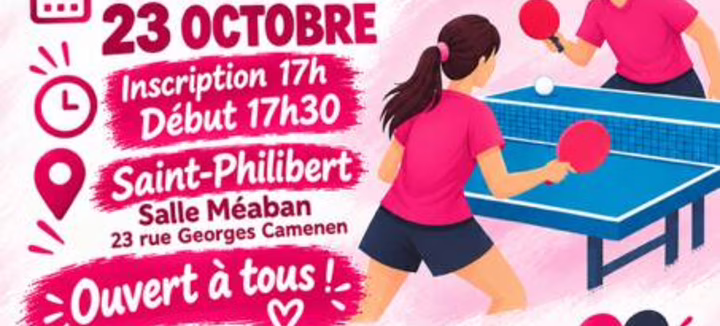 Tournoi de tennis de table