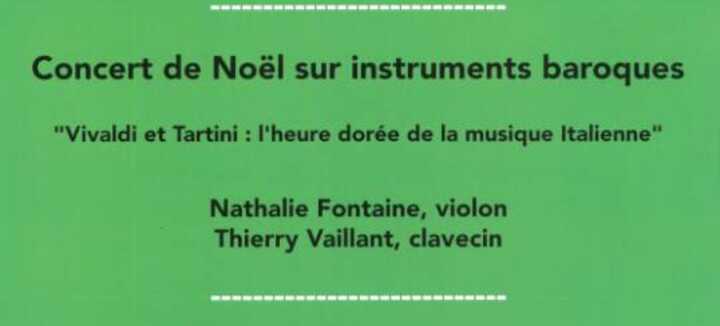 Concert de Noël sur instruments baroques