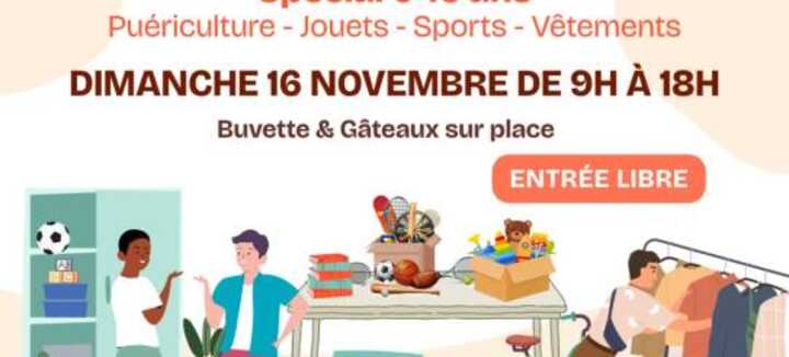 Vide grenier "Spécial 0-16 ans " de l'école Jules Ferry Vide grenier "Spécial 0-16 ans " de l'école Jules Ferry