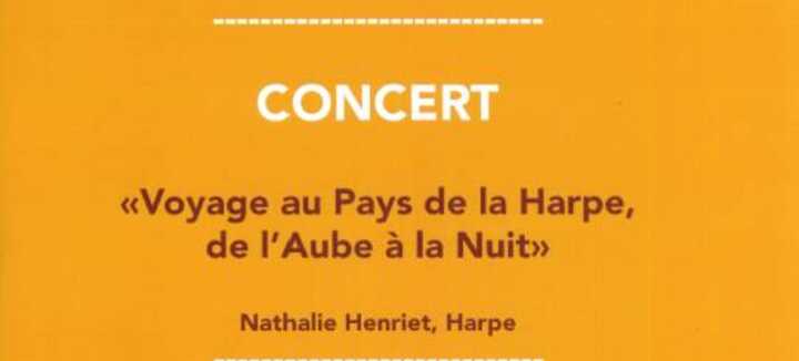 Concert " Voyge au pays de la Harpe, de l'Aube à la Nuit " à St Clément