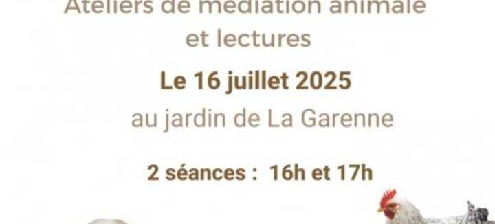 Ateliers de médiation animale et lectures Ateliers de médiation animale et lectures