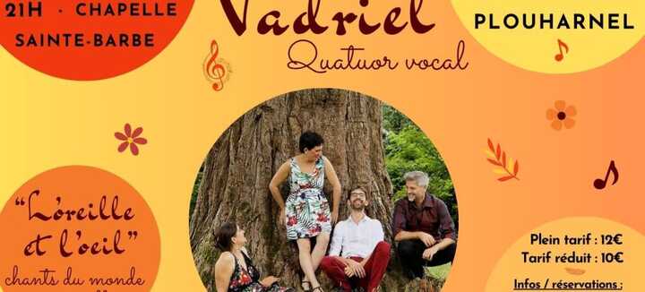 Concert du quatuor vocal Vadriel à Plouharnel Concert du quatuor vocal Vadriel à Plouharnel