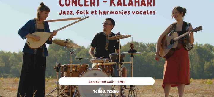 Concert par Kalahari (jazz, folk) Tchou Tchou Birthday - Quiberon