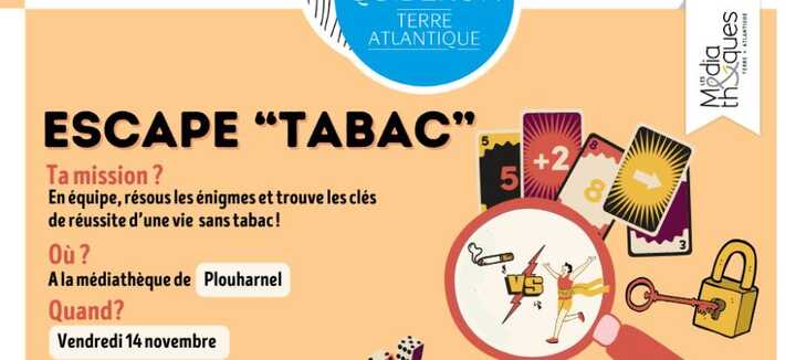 Escape game autour de l'arrêt du tabac