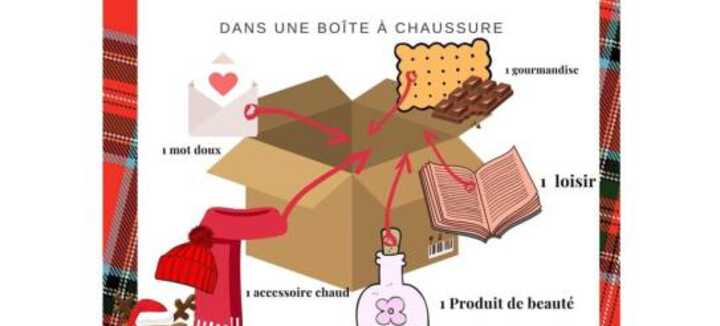 Boîte solidaire de Noël