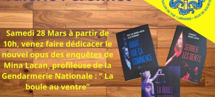 Séance de dédicace de Valérie Péronnet