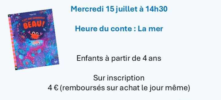 Heure du conte: "La mer"
