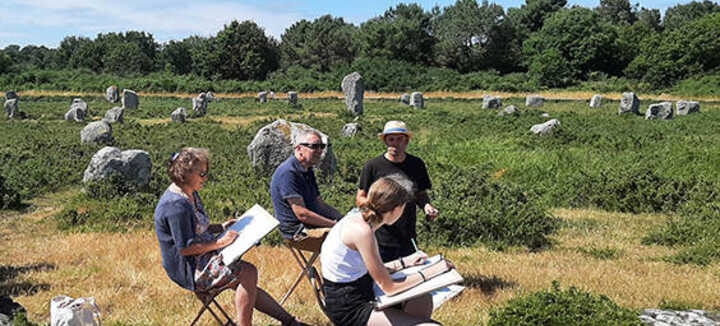 Printemps du dessin à Carnac