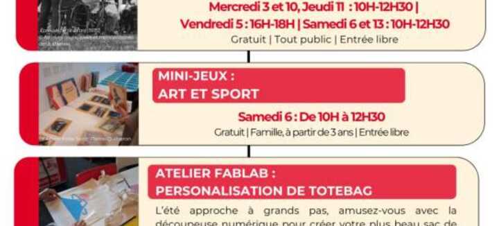Micro-Folie : agenda de Juin