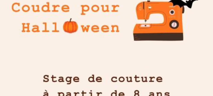 Atelier enfants "Coudre pour Halloween"