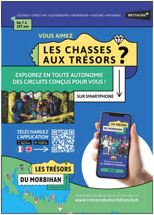 Chasse aux trésors via l'application