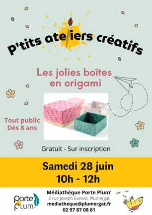 P’tits ateliers créatifs