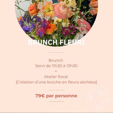 Brunch fleuri
