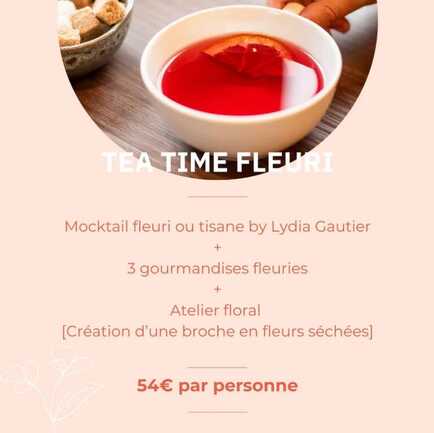 Tea time fleuri