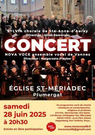 Concert – Chorales Sylvia et Nova Voce