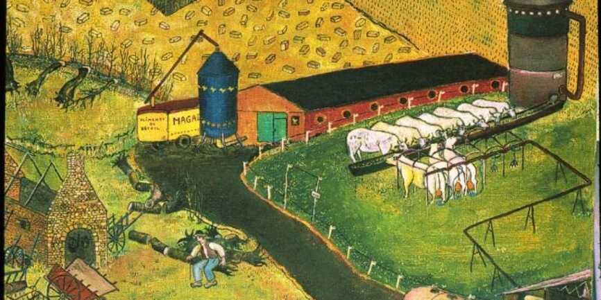 Exposition  autour des tableaux de Lucien Pouëdras