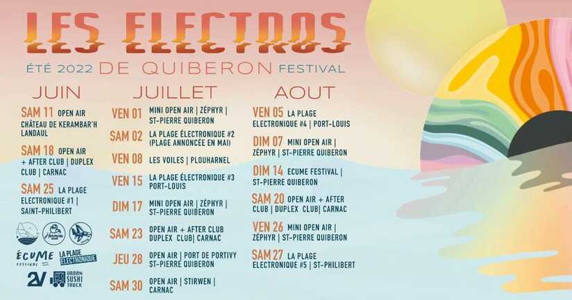 Festival Les Electros de Quiberon-CARNAC-Morbihan-Bretagne Sud