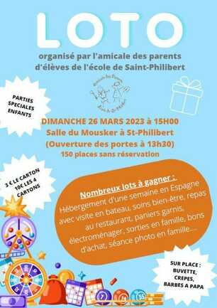 Loto de l'amicale des parents d'élèves
